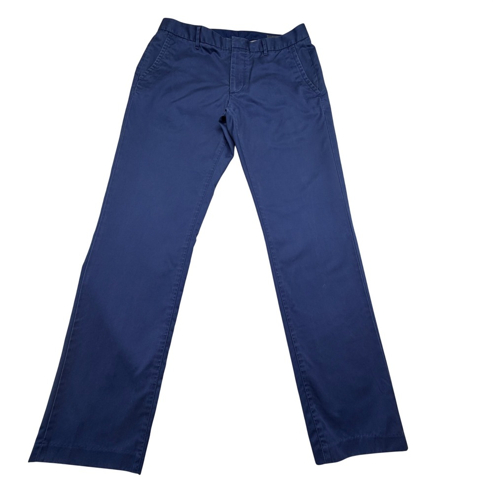 Bonobos Monday Pants Mens 33/32 Blue Chino Slim Fit Cotton Casual Trousers